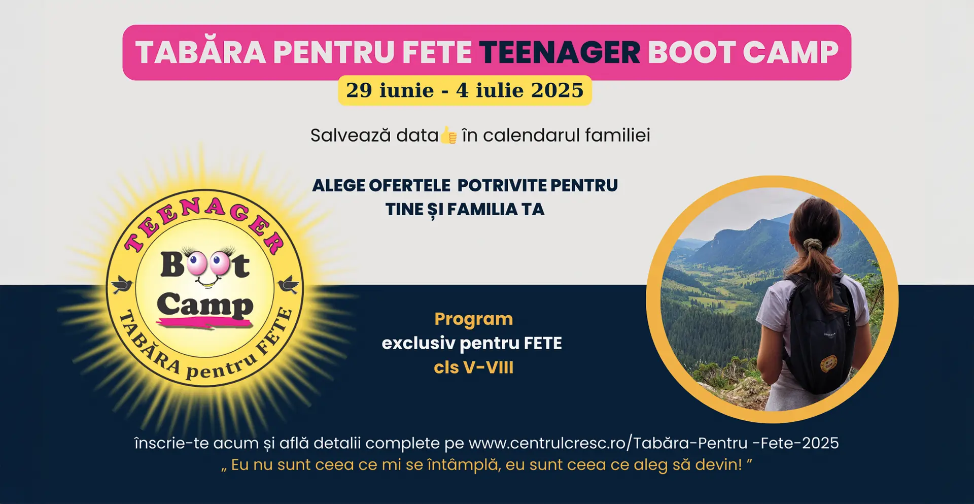 Tabara pentru fete 2025 feat img