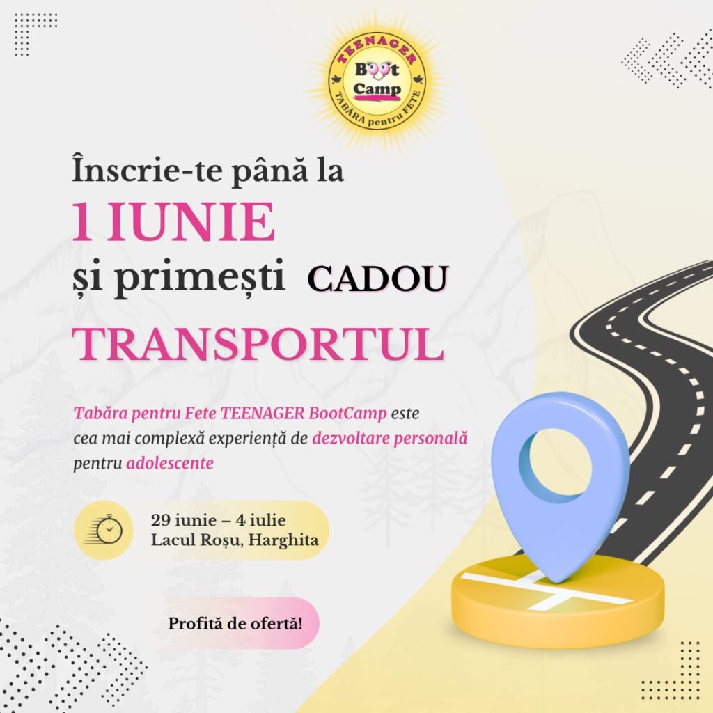 Tabara pentru fete transport gratuit 1 iunie